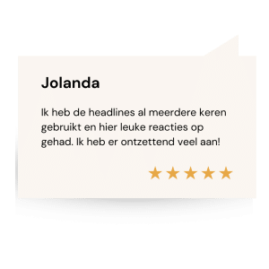 Headlines review jolanda